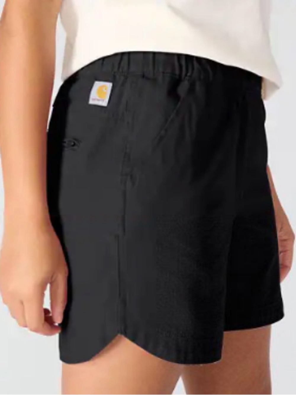 Carhartt Force Ripstop Work Shorts Black XS Relaxed Fit Utility